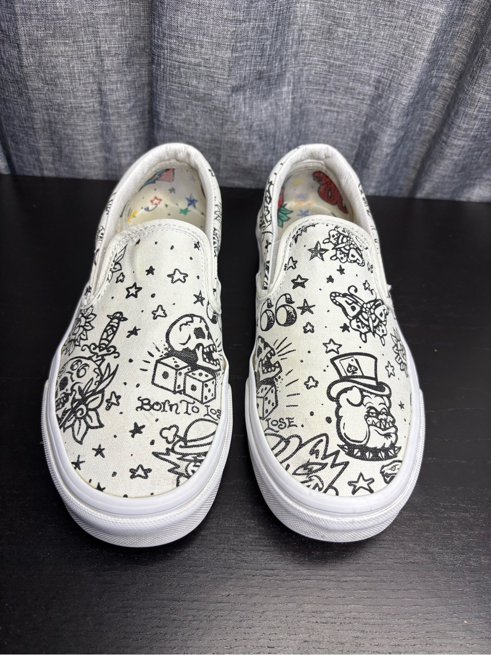 Vans Classic Slip-On "U-Color Tattoo" edition sneakers